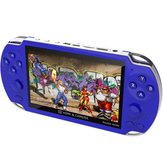 A3 4.3-Inch Handheld Game Console With Camera Supports Dual Handles/TV Output/10 Simulators Built In 8G(Blue) by bashfashion