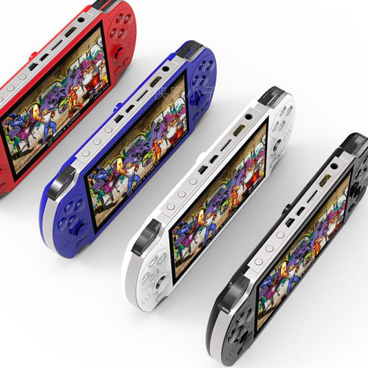 A3 4.3-Inch Handheld Game Console With Camera Supports Dual Handles/TV Output/10 Simulators Built In 8G(Blue) by bashfashion