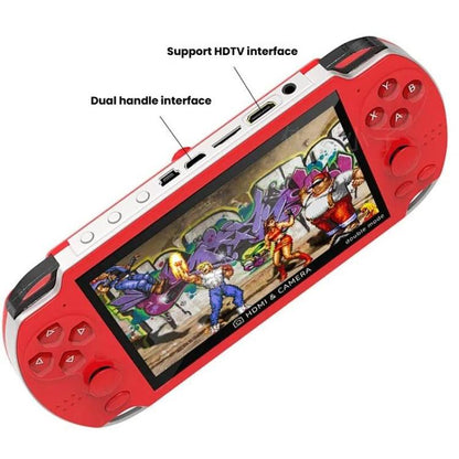A3 4.3-Inch Handheld Game Console With Camera Supports Dual Handles/TV Output/10 Simulators Built In 8G(Blue) by bashfashion