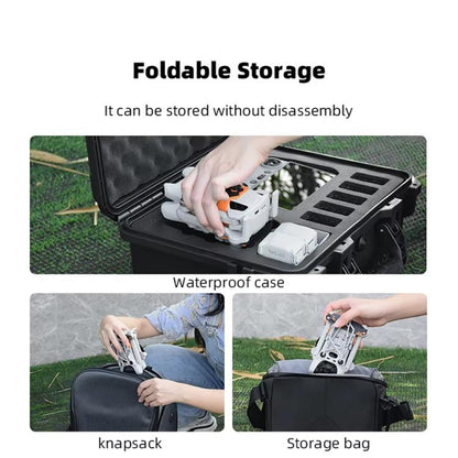 For DJI Mini 4 Pro BRDRC Booster Landing Gear Folding Strap Kickstand(Gray) by BRDRC