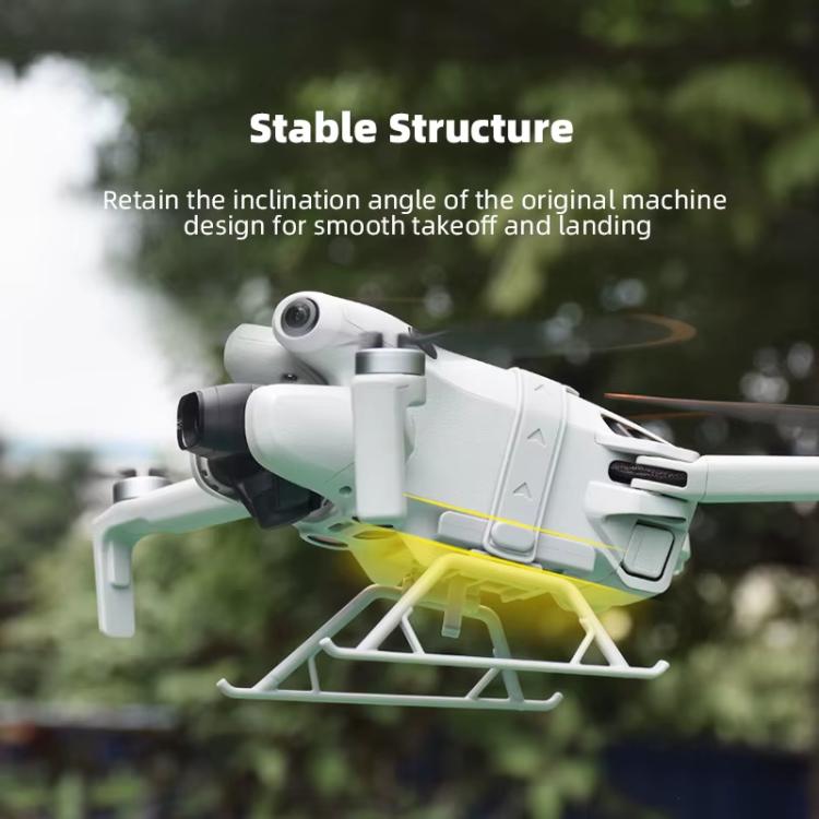 For DJI Mini 4 Pro BRDRC Booster Landing Gear Folding Strap Kickstand(Gray) by BRDRC