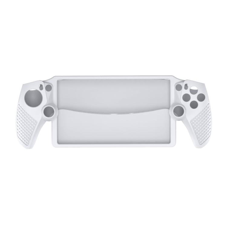 For Sony PlayStation Portal Silicone Case Game Console Protective Accessory(White) by bashfashion