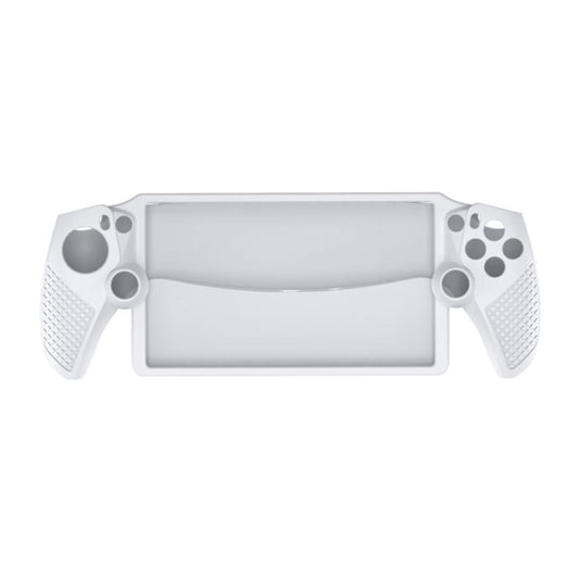 For Sony PlayStation Portal Silicone Case Game Console Protective Accessory(White) by bashfashion