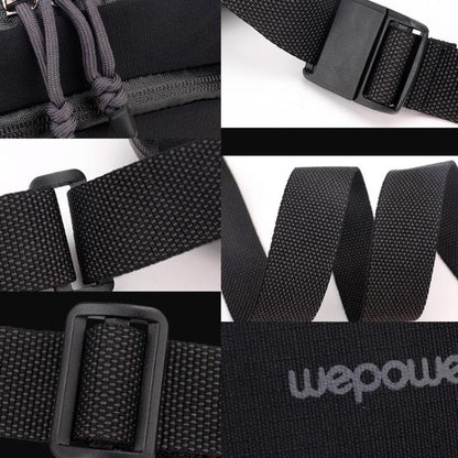 WEPOEWR Men Chest Bag Personalized Commuter Shoulder Bag Mobile Phone Waist Pack(Brown) by WEPOEWR