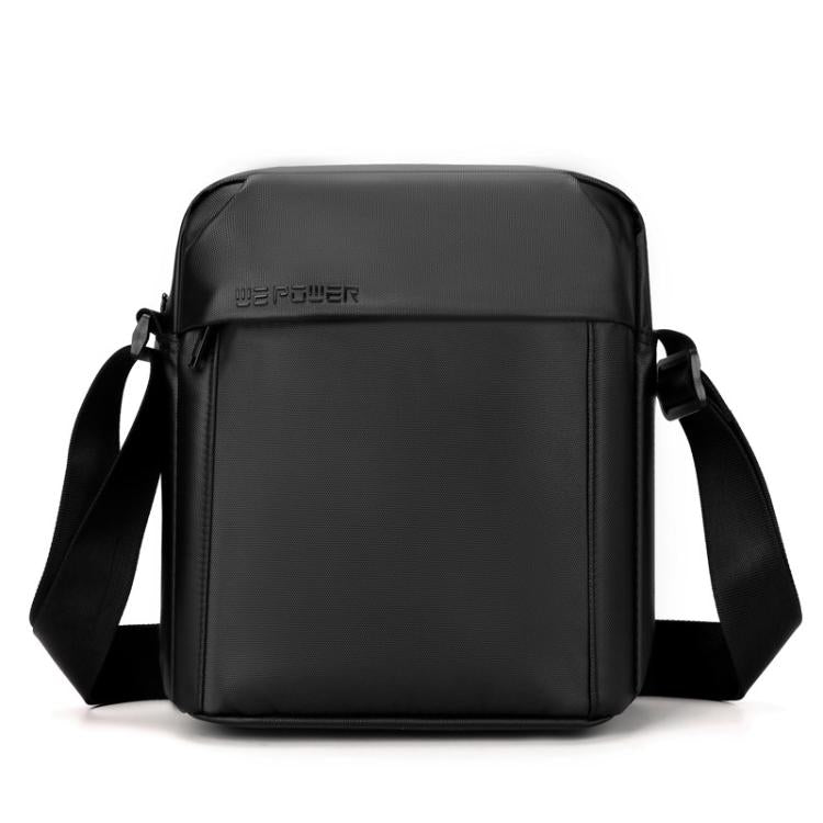 WEPOWER Men Messenger Bag Large Capacity Leisure Shoulder Bag For Travel Commuting(Black) by WEPOWER