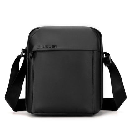 WEPOWER Men Messenger Bag Large Capacity Leisure Shoulder Bag For Travel Commuting(Black) by WEPOWER