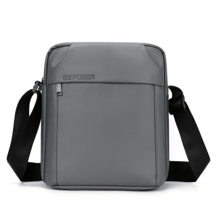 WEPOWER Men Messenger Bag Large Capacity Leisure Shoulder Bag For Travel Commuting(Gray) by WEPOWER
