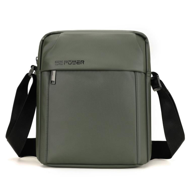 WEPOWER Men Messenger Bag Large Capacity Leisure Shoulder Bag For Travel Commuting(Amry Green) by WEPOWER