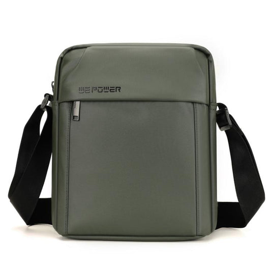 WEPOWER Men Messenger Bag Large Capacity Leisure Shoulder Bag For Travel Commuting(Amry Green) by WEPOWER