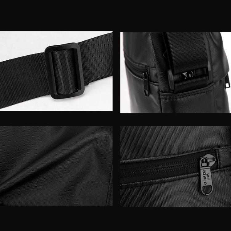 WEPOWER Men Messenger Bag Large Capacity Leisure Shoulder Bag For Travel Commuting(Gray) by WEPOWER