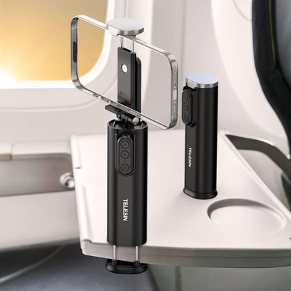 TELESIN P1-HSS-01 Clip Version 3 In 1 Cell Phone Holder Portable Desktop Fixed Bluetooth Remote Control Shooting Support Bracket by TELESIN