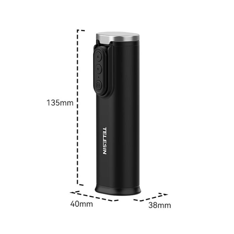 TELESIN P1-HSS-01 Clip Version 3 In 1 Cell Phone Holder Portable Desktop Fixed Bluetooth Remote Control Shooting Support Bracket by TELESIN