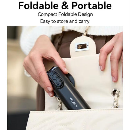 TELESIN P1-HSS-01 Clip Version 3 In 1 Cell Phone Holder Portable Desktop Fixed Bluetooth Remote Control Shooting Support Bracket by TELESIN