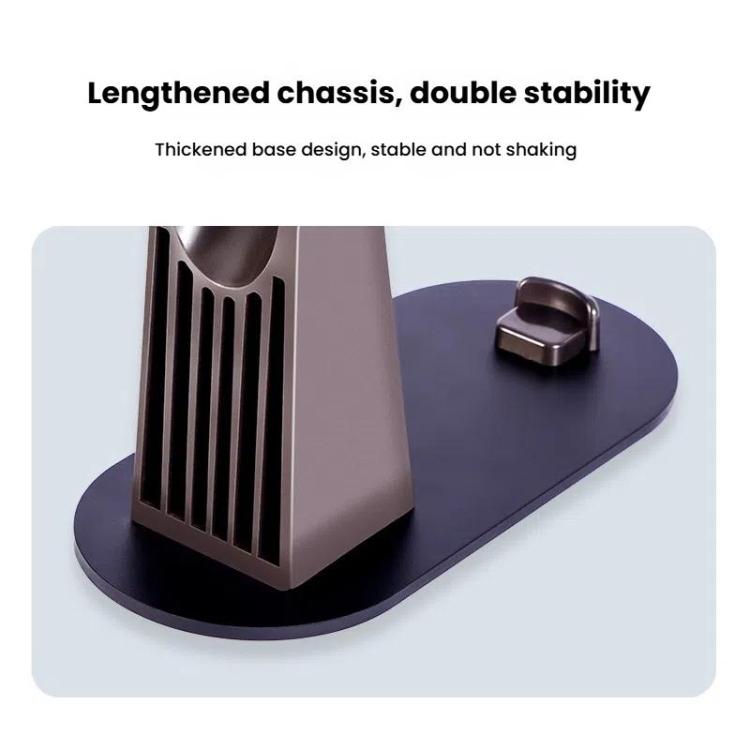 For Dyson Airstrait Straightener HT01 Desktop Vertical Stand with Charger Storage Compartment by bashfashion