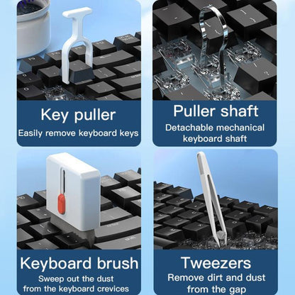 Q32 32 In 1 Multi-function Digital Cleaner Kit Headset Keyboard Screen Computer Cleaning Tools(Black) by bashfashion