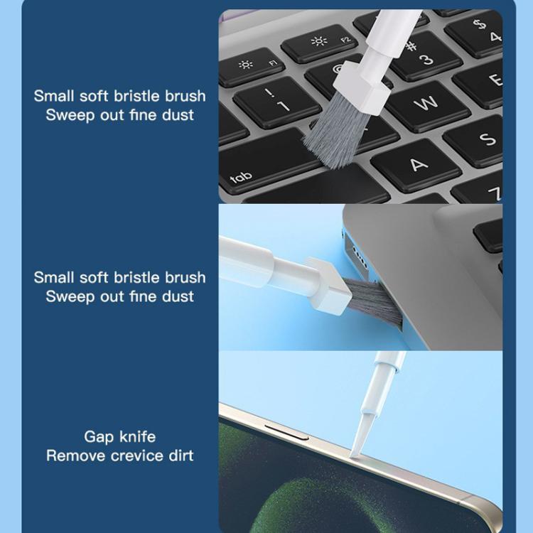 Q32 32 In 1 Multi-function Digital Cleaner Kit Headset Keyboard Screen Computer Cleaning Tools(Black) by bashfashion