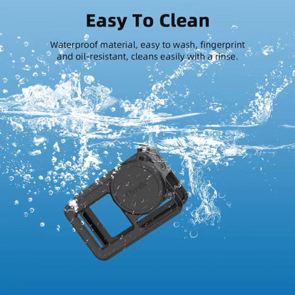 For DJI Osmo Action 3 / 4 / 5 Pro Flymile Silicone Cover Sport Camera Lens Drop Cases(Blue) by Flymile