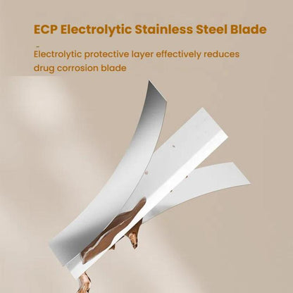 Lightweight Pill Cutter Box Portable Tablet Cutting Dispensing Pill Box(Matcha Green) by bashfashion