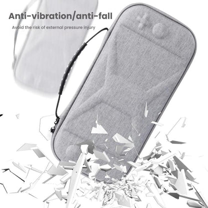 For Nintendo Switch 2 Game Console Storage Bag EVA Fabric Handbag(Silver Gray) by bashfashion