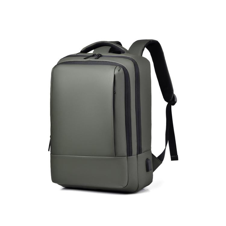 OUMANTU 2103 Large Capacity Multi-Compartment Waterproof Laptop Backpack With USB Port(Green) by OUMANTU