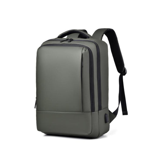 OUMANTU 2103 Large Capacity Multi-Compartment Waterproof Laptop Backpack With USB Port(Green) by OUMANTU