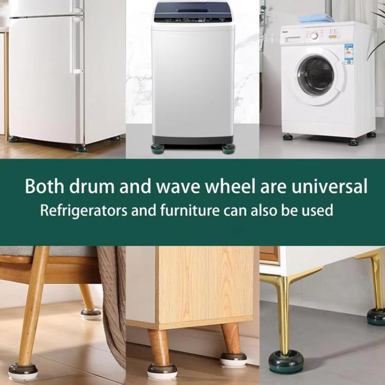 4pcs /Set Washing Machine Foot Pads Heightened Base for Refrigerators Furniture(Green) by bashfashion