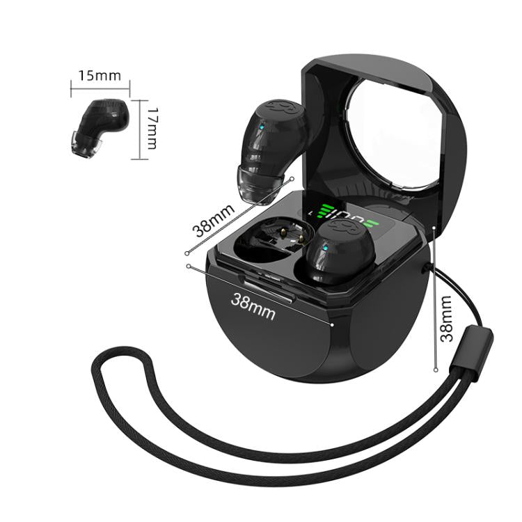 Smart ENC Noise Reduction Mini Bluetooth Earphones With Charging Compartment(White) by bashfashion