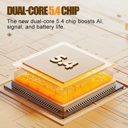 Smart ENC Noise Reduction Mini Bluetooth Earphones With Charging Compartment(Pink) by bashfashion