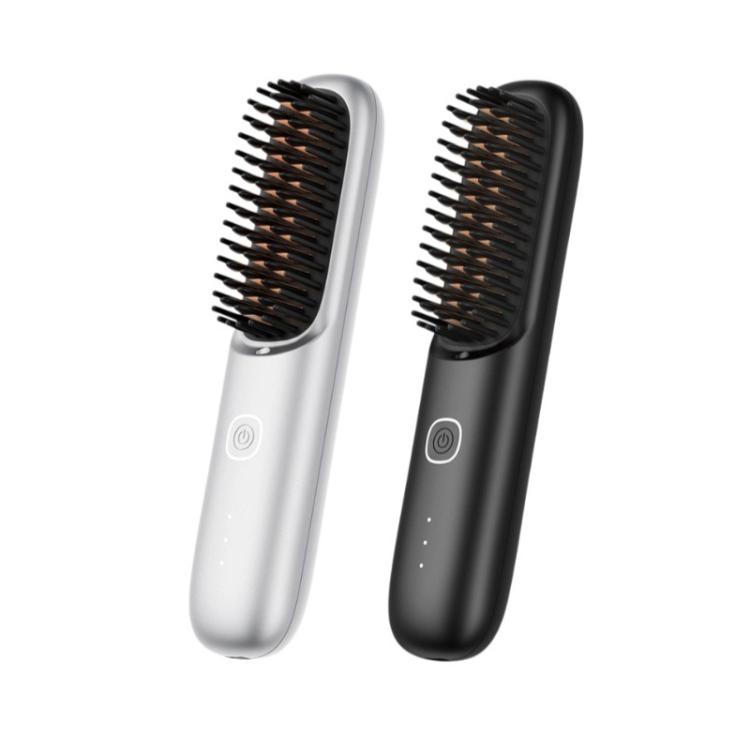 Negative Ion Hair Care Wireless Hair Straightener Portable Straight and Curly Hair Straightener(Black) by bashfashion