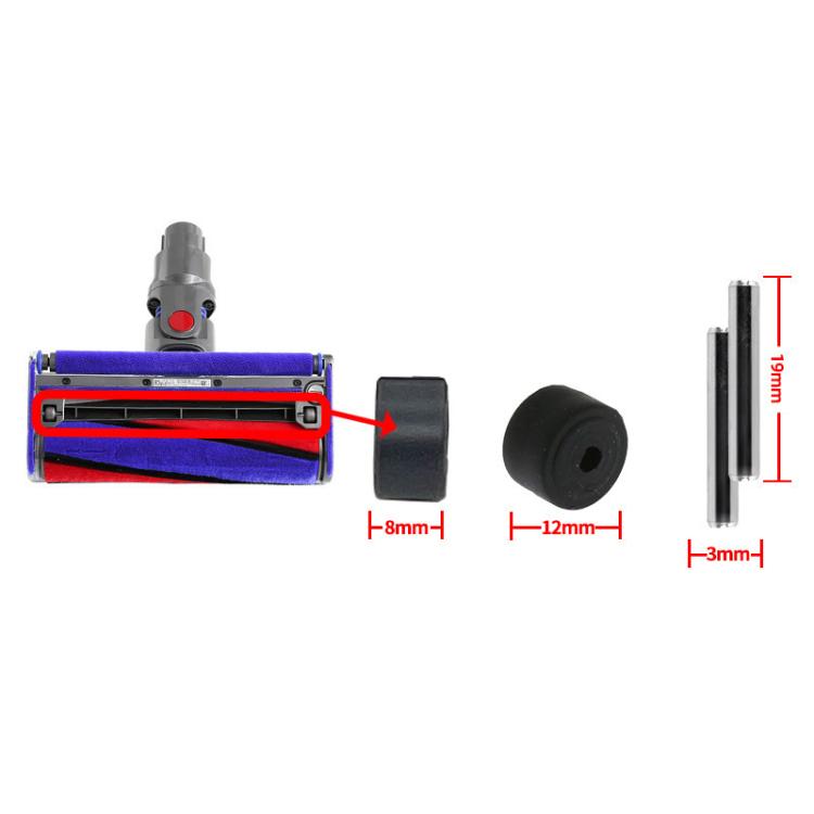 Large Wheel For Dyson Vacuum Cleaner V6 V7 V8 V10 Motorized Head Replacement by bashfashion