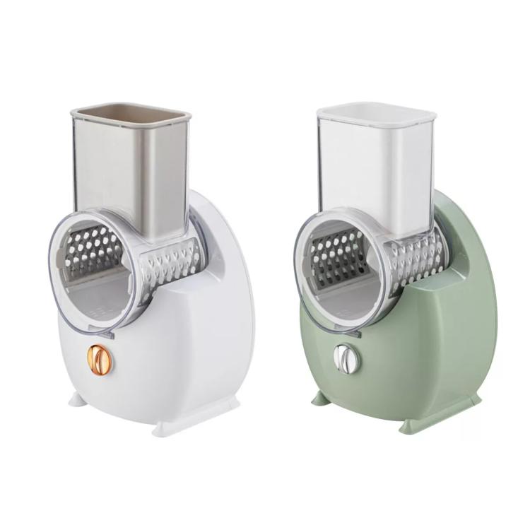 CY-661 3-in-1 Kitchen Multifunctional Roller Electric Vegetable Cutter, Spec: Green EU Plug by bashfashion