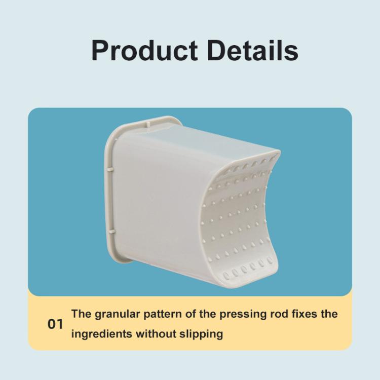 CY-661 3-in-1 Kitchen Multifunctional Roller Electric Vegetable Cutter, Spec: White UK Plug by bashfashion