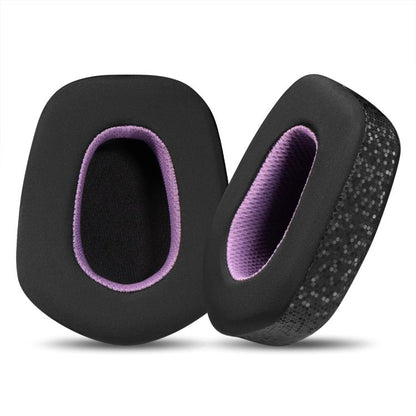 For Logitech G733 LIGHTSPEED Headset 1pair Ear Pads Sponge Soft Cushion, Color: Ice Feeling Black Purple by bashfashion
