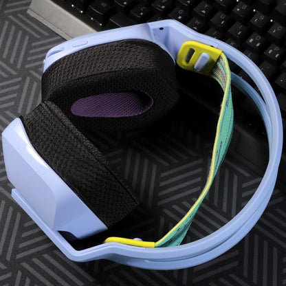 For Logitech G733 LIGHTSPEED Headset 1pair Ear Pads Sponge Soft Cushion, Color: Purple by bashfashion