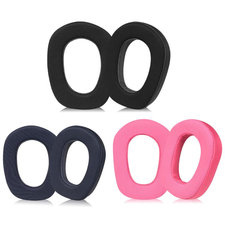 For Logitech G435 Headset 1pair Cool Leather Earpads Earmuffs Sponge Cover(Rose Red) by bashfashion