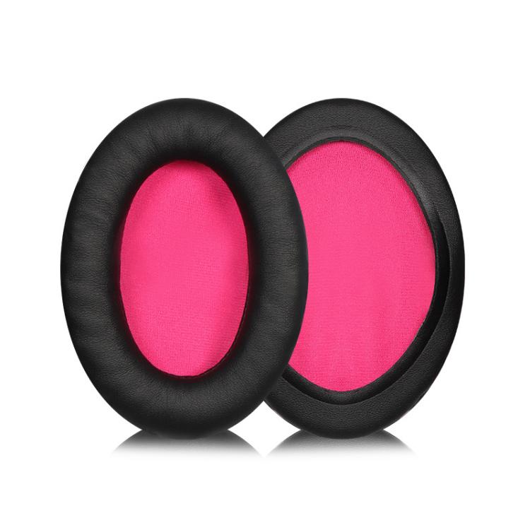 For ASUS ROG Strix Go 2.4 Headphone 1pair Ear Pads Protein Leather Earmuffs, Color: Wired Black Red by bashfashion