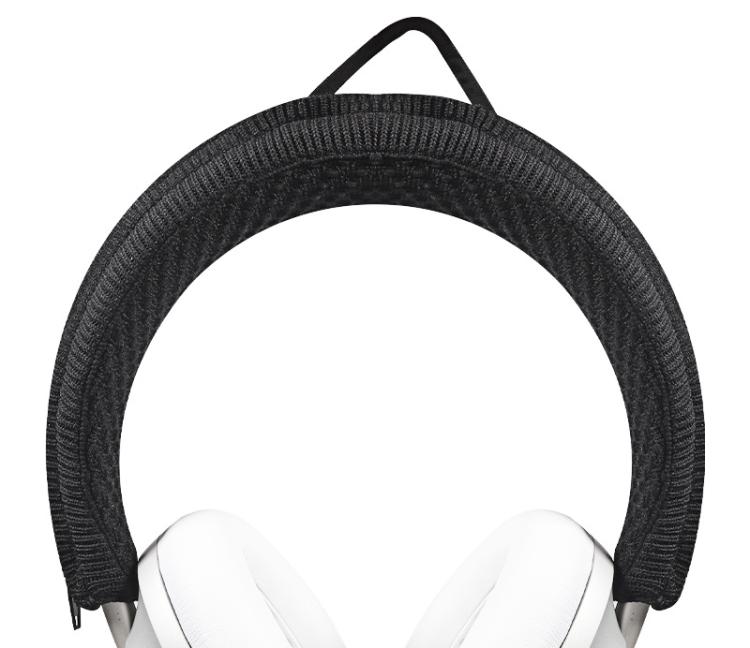 For BOSE NC700 Headphone Knitted Headbeam Cover Headband Protective Cushion(Black) by bashfashion