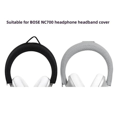 For BOSE NC700 Headphone Knitted Headbeam Cover Headband Protective Cushion(Gray) by bashfashion