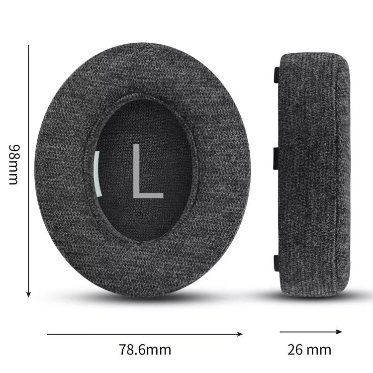 For Bose NC700 Headphones 1pair Cotton Earpads Earmuffs Sponge Cover(Gray) by bashfashion