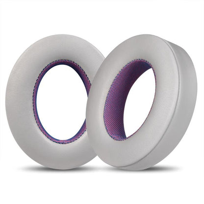 For Bose NC700 Headphone 1pair Lambskin Earpads Contrast Color Earmuffs Sponge Cover(Gray Purple) by bashfashion