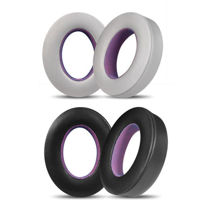 For Bose NC700 Headphone 1pair Lambskin Earpads Contrast Color Earmuffs Sponge Cover(Gray Purple) by bashfashion