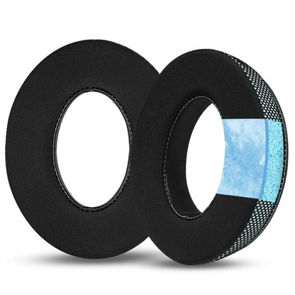 For BOSE QC35 QC45 QC25 Headphone 1pair Gel Ice Earpads Earmuffs Sponge Cover(Blue Net) by bashfashion