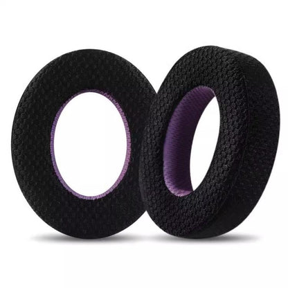 For Bose NC700 Headphone 1pair Ice Gel Ear Pads Earmuffs Protective Cover(Breathable Mesh Black Purple) by bashfashion