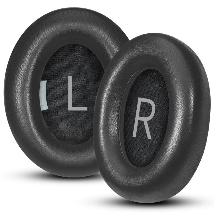 For Bose NC700 Headset 1pair Lambskin Earpads Sponge Cover Earmuffs(Black) by bashfashion