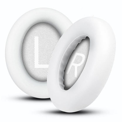 For Bose NC700 Headset 1pair Lambskin Earpads Sponge Cover Earmuffs(White) by bashfashion