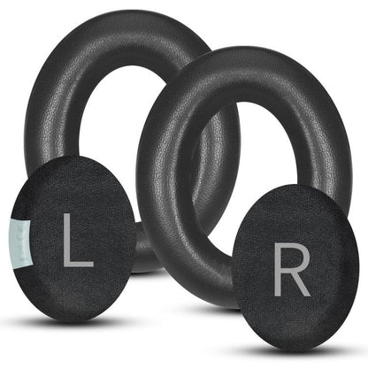 For Bose NC700 Headset 1pair Lambskin Earpads Sponge Cover Earmuffs(Black) by bashfashion