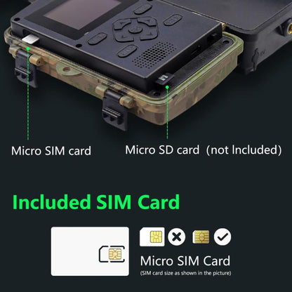 PR801LTE European Version 4G Hunting Camera Night Vision SIM Card HD 8K 60MP Photo Video Hunting Camera by bashfashion