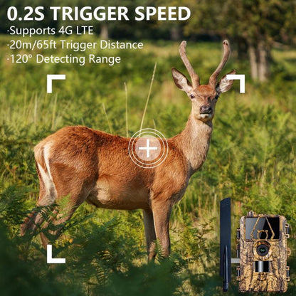 PR801LTE European Version 4G Hunting Camera Night Vision SIM Card HD 8K 60MP Photo Video Hunting Camera by bashfashion