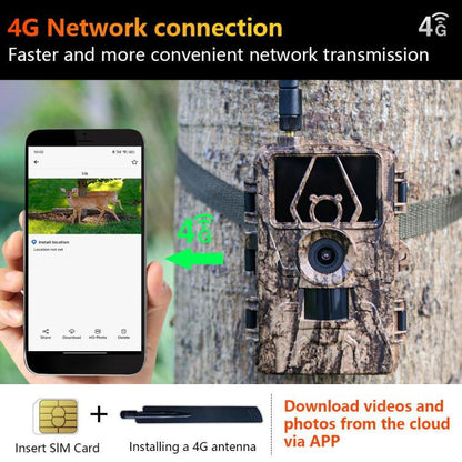 PR801LTE European Version 4G Hunting Camera Night Vision SIM Card HD 8K 60MP Photo Video Hunting Camera by bashfashion