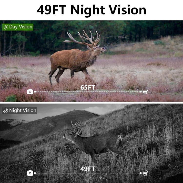 PR803W Ultra-clear 8K Video 60MP Photo Wifi Hunting Camera by bashfashion